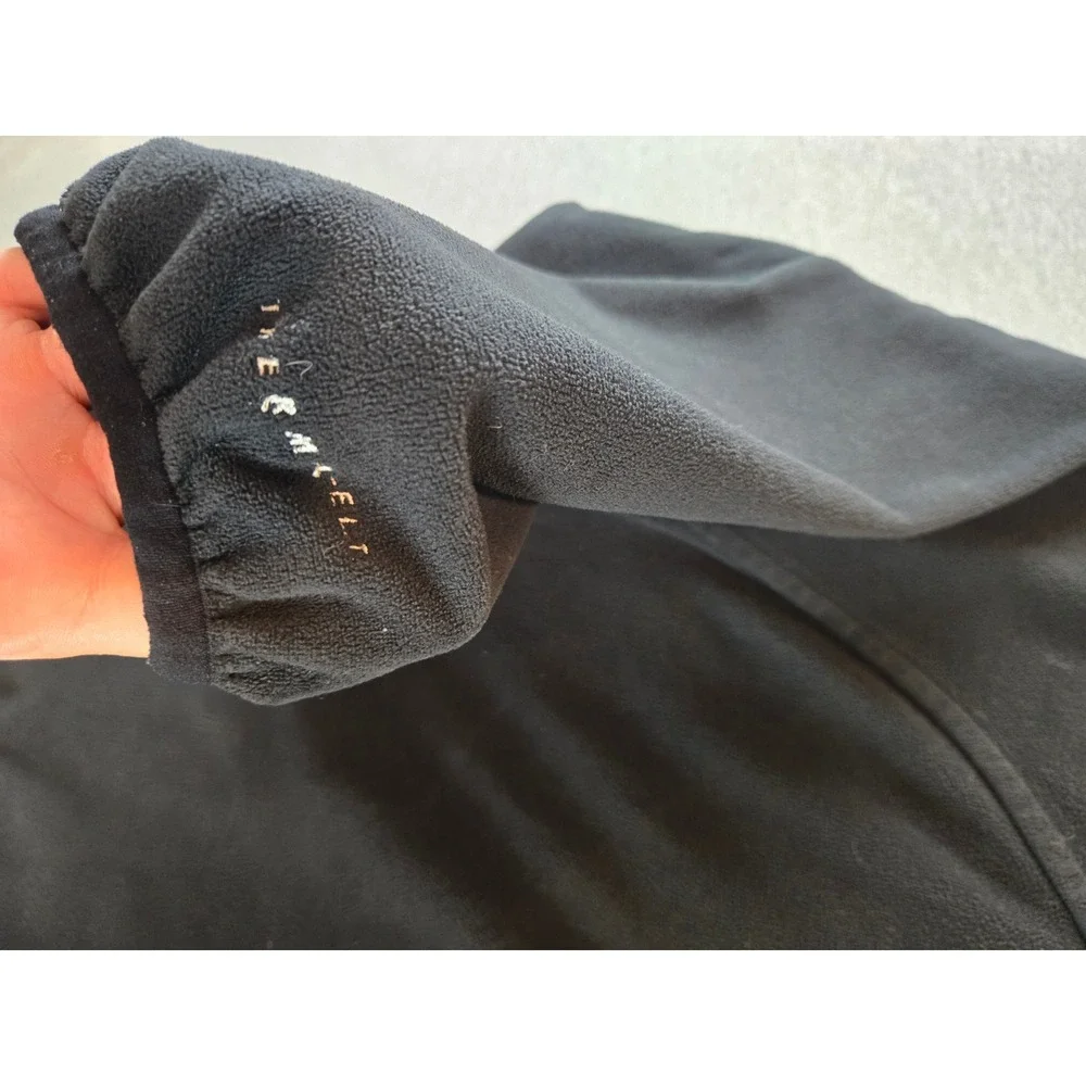 Nike Fleece Sweatshirt Mens Medium Black Vintage Quarter Zip 90s Big Swoosh